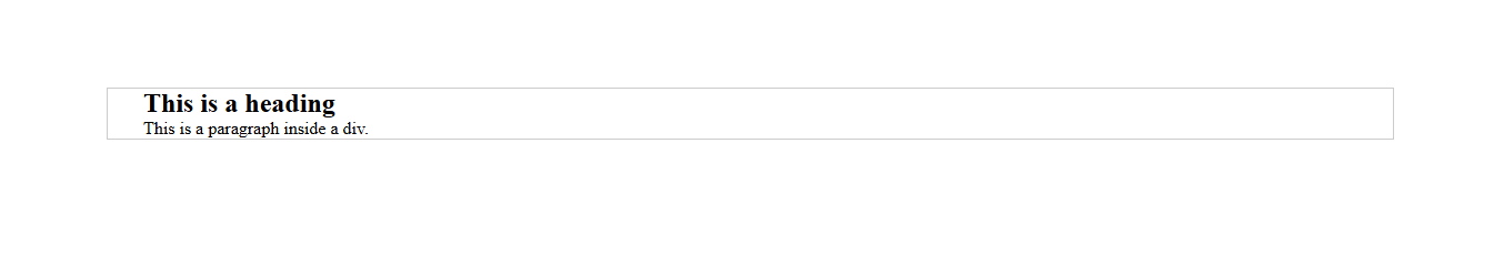 Block Elements Output